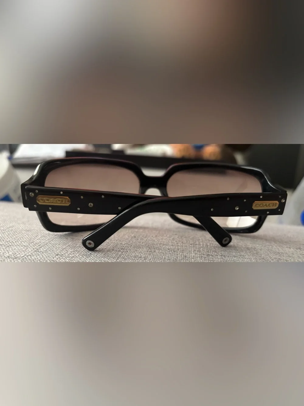 Coach Women’s Sunglasses Samantha Model S425 in Onyx (black) - Picture 4 of 9